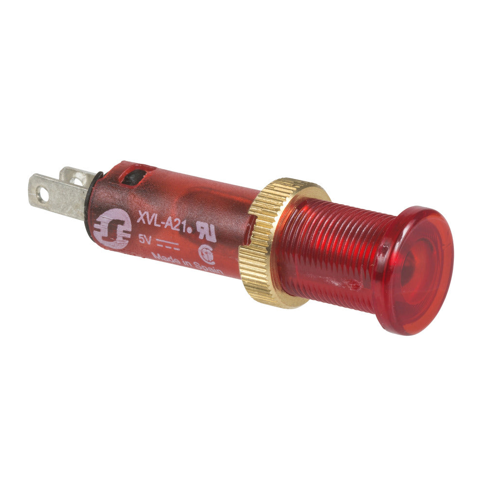 Lente De Tornillo Para Lámpara Piloto CED Modelo P-L115 - Color Rojo, Para Amplificadores O Indicadores