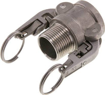 Safety Camlock Fitting Sockets With Male Thread Type B