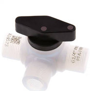 Válvulas De Bola PFA (roscas)