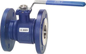 2-Piece Cast Steel Flanged Ball Valves PN40 For Gas