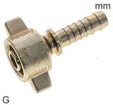 Imagen destacada de la colección - Boquilla De Manguera Accesorios Acero / Fundición De Hierro Roscas G Hembra DIN 8537/DIN 20033 Collar De Seguridad