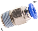 Imagen destacada de la colección - Push-In Fittings Brass And Plastic R-Threads Male