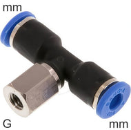 Conectores En T Push-In Latón Y Plástico Roscas G Hembra