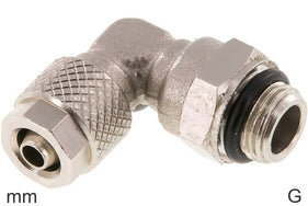 Accesorios En Ángulo Push-On De Latón Con Roscas G Macho