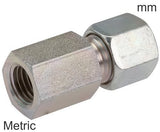 Imagen destacada de la colección - Racor De Compresión Acero Inoxidable Roscas Métricas Hembra