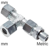 Imagen destacada de la colección - Conectores En T De Compresión Acero Inoxidable Roscas Métricas Macho En Forma De L Ajustable