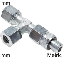 Conectores En T De Compresión Acero Inoxidable Roscas Métricas Macho En Forma De L Ajustable