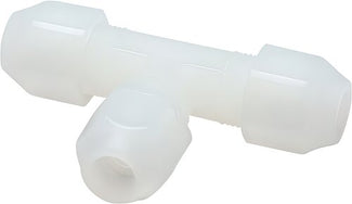 Conectores En T De Compresión Plástico PVDF