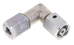 Accesorios En Ángulo Con Anillo Cortante Acero / Acero Inoxidable Ajustable Con Cono De Sellado Y Junta Tórica