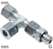 Anillo Cortante Conectores En T Acero / Acero Inoxidable Roscas G Macho En L Ajustable