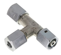 Conectores En T De Anillo Cortante Acero / Acero Inoxidable En Forma De L Ajustable Con Cono De Sellado Y Junta Tórica