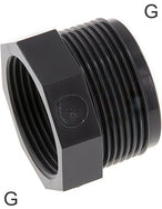 Accesorios De PVC Reducidos Con Roscas Macho Y Hembra Cilíndricas Cortas PN16