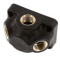 Conexiones De Tubería Uniones De Aire Plástico Con Inserciones De Rosca De Latón PN15