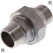 Niple Doble Latón / Fundición De Hierro / Acero Inoxidable Roscas R Separables Con Junta Plana PN25