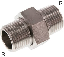 Niples Dobles De Acero Inoxidable Roscas R Separables Con Sello Cónico/Plano PN40