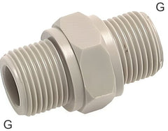 Niples Dobles Roscas G De Plástico PN10