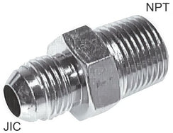 Niple Doble Acero / Acero Inoxidable Roscas-NPT/JIC PN310