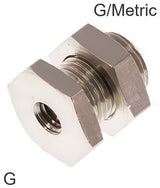 Niples Reductores Latón / Acero Inoxidable G/Métrico-Roscas Pasamuros PN40