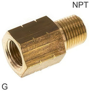 Niples Reductores Latón / Acero Inoxidable Roscas-G/NPT PN700