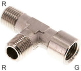 Imagen destacada de la colección - Conectores En T Latón Roscas-G/R Macho/Hembra En L PN16