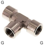 Imagen destacada de la colección - Conectores En T Latón / Acero Inoxidable Roscas G Hembra PN150