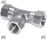 Imagen destacada de la colección - Conectores En T Roscas JIC De Acero Hembra PN310