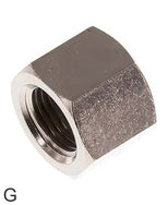 Tapas De Cierre Latón / Fundición De Hierro / Acero Inoxidable Roscas G PN25