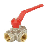 Imagen destacada de la colección - 3-Way Brass Ball Valves (Threaded)