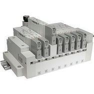 SMC Cassette-Type Manifolds With D-Sub For SV1000 Valves