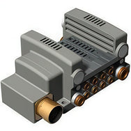 Válvulas Solenoides Con Conector Múltiple Plug In En Colector Montado En Base SMC VV5QC21-M 2000