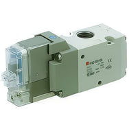 Válvulas Solenoides Neumática SMC 3/2 Vías En Línea Unidad Simple VP300-500-700