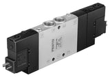Imagen destacada de la colección - Válvula Neumática De Solenoide Compacta En Línea 5/3 Vías Festo CPE