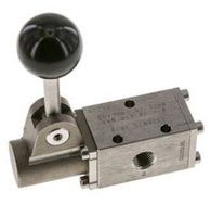 Acero Inoxidable Válvulas Neumáticas De 3/2 Vías Operadas Por Palanca Manual