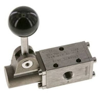 Stainless Steel 3/2-Way Hand Lever Operated Pneumatic Valves