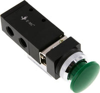 EMC Válvulas Neumáticas 3/2 Vías Activadas Por Botón Serie M