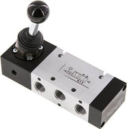 Válvulas Neumáticas De 5/2 Vías Operadas Por Palanca Manual