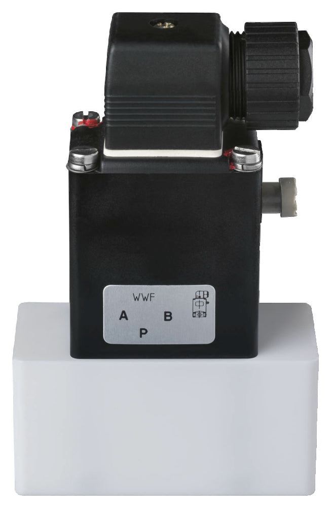 Válvula Solenoide 3/2 Vías G3/8'' Mezclar Plástico FFKM 0-1bar/15psi 24VDC 0121 135028