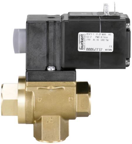 Solenoid Valve 3/2 NC G3/4'' Brass NBR 0-0.25bar/4psi 24VDC 0131 59624