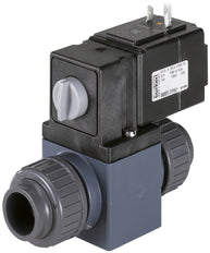 Válvula Solenoide 20mm Manguitos Pegados NC Plástico EPDM 0-3bar/44psi 230VAC No Apto Para Vacío 0131 56791