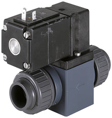 Solenoid Valve NPT 1/2'' NC Plastic FKM 0-1bar/15psi 24VAC/DC Vacuum 0131 463450