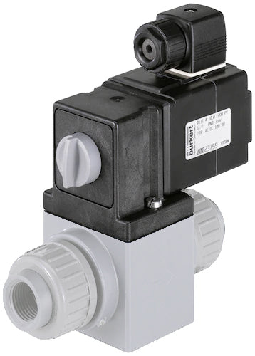 Válvula Solenoide 19.35mm Fundas Soldadas NC Plástico FKM 0-1bar/15psi 230VAC Vacío 0131 130920