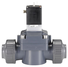 Solenoid Valve 25mm Glued Sleeves NC Plastic FKM 0.5-6bar/7-87psi 24VDC 142 147601