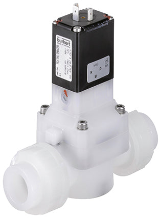 Válvula Solenoide 20mm Fundas Soldadas NC Plástico EPDM 0.5-6bar/7-87psi 24VDC 142 88650