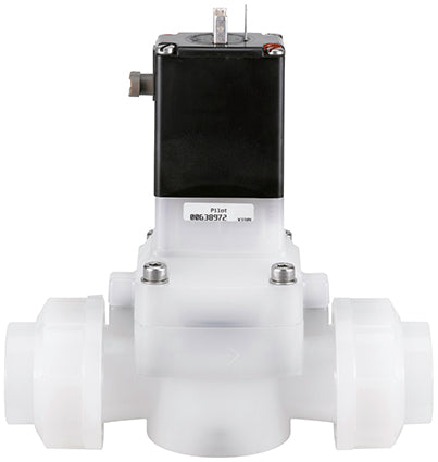 Válvula Solenoide 25mm Fundas Soldadas NC Plástico FKM 0.5-6bar/7-87psi 24VDC 142 88661