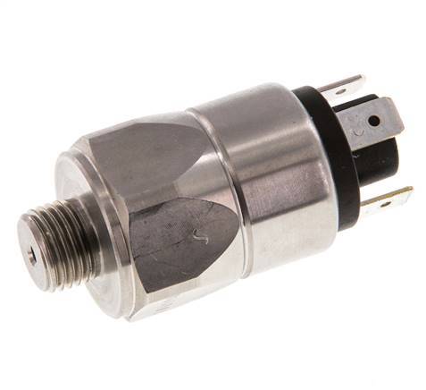 0.presostato de acero inoxidable SPDT de 5 a 5bar G1/4'' 250VAC Conector plano EPDM
