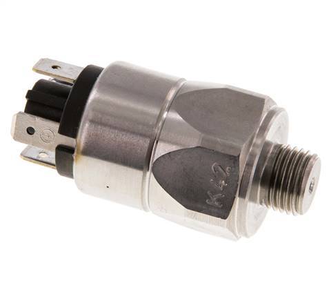 0.presostato de acero inoxidable SPDT de 5 a 5bar G1/4'' 250VAC Conector plano EPDM