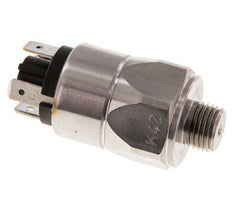 0.presostato de acero inoxidable SPDT de 5 a 5bar G1/4'' 250VAC Conector plano EPDM