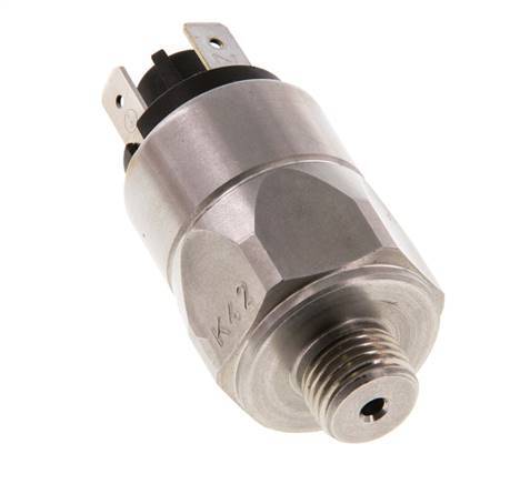 0.presostato de acero inoxidable SPDT de 5 a 5bar G1/4'' 250VAC Conector plano EPDM