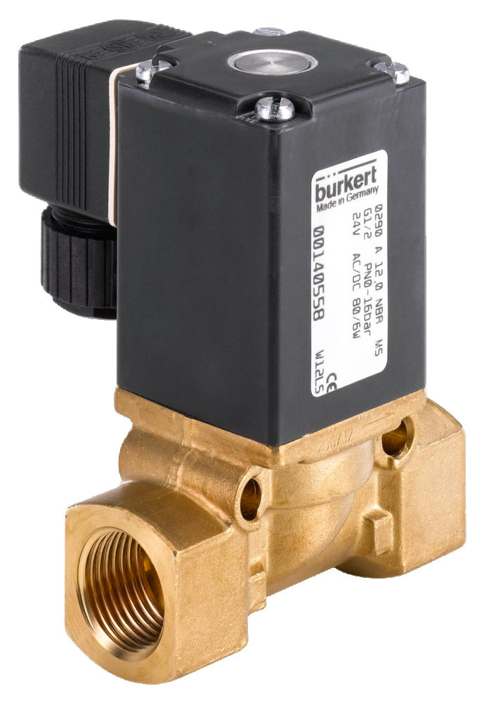 Válvula solenoide G2'' NC Latón NBR 0-12bar/174psi 110VAC/DC No apto para vacío 290 85300