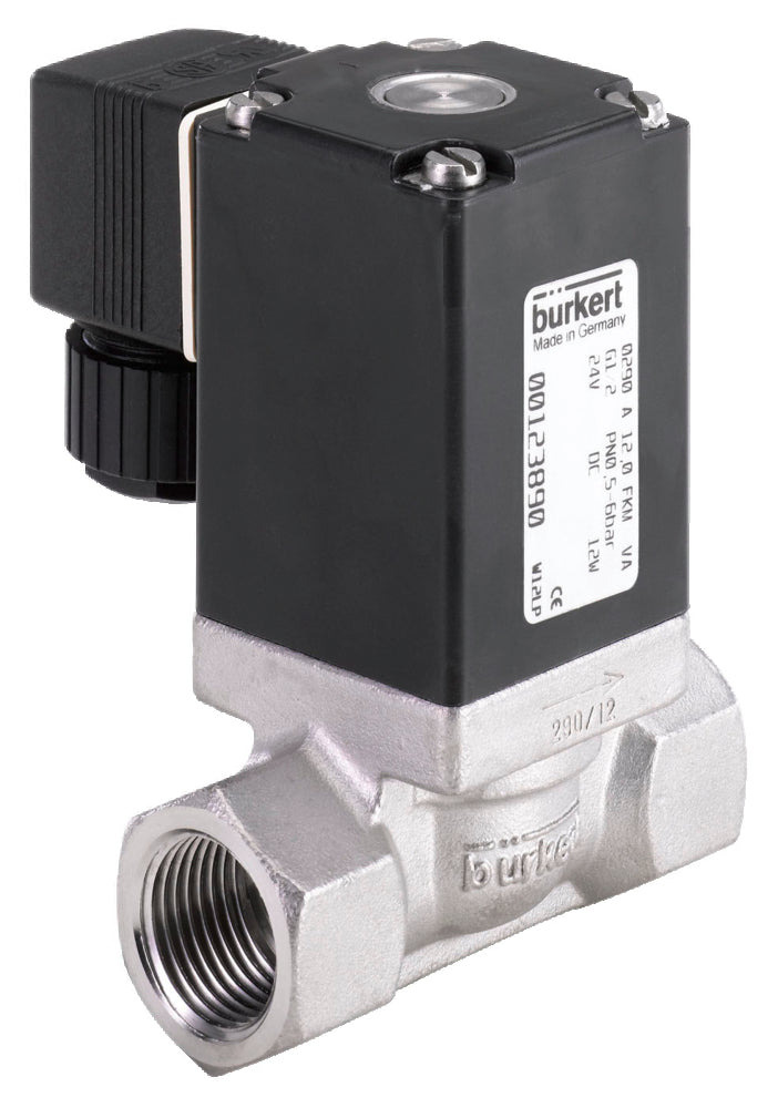 Válvula Solenoide G1/2'' NC Acero Inoxidable EPDM 0-16bar/232psi 230VAC/DC No Apto Para Vacío 290 58399